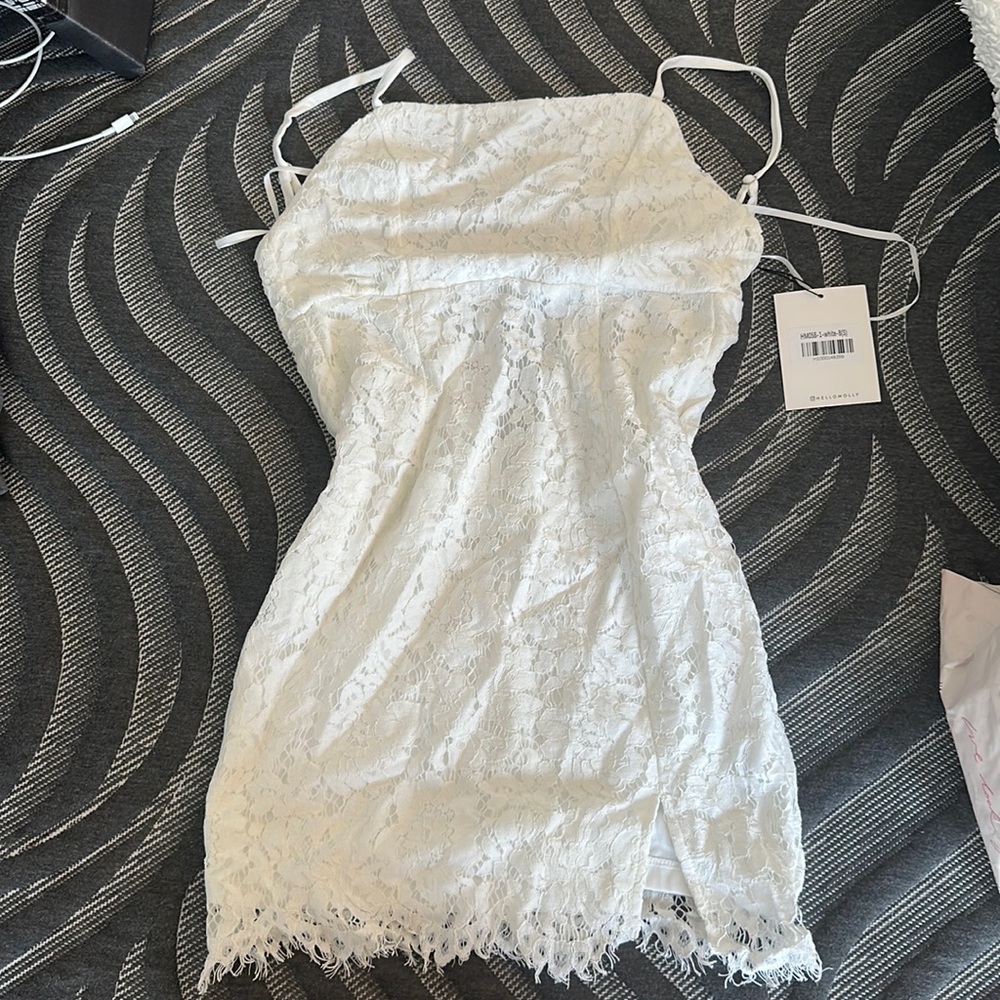 white dress